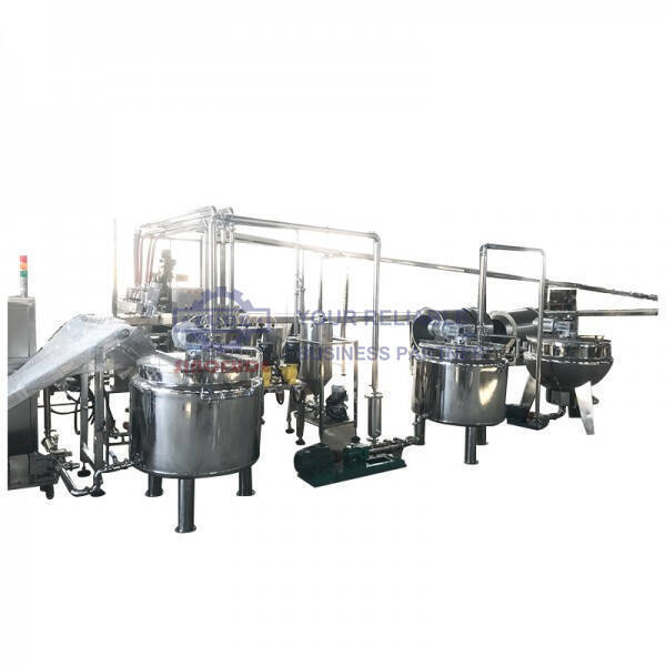 Full Automatic Deposited Marshmallow Production Line, Cotton Candy Line